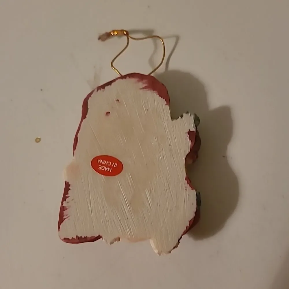 Vintage Santa Ornament #4